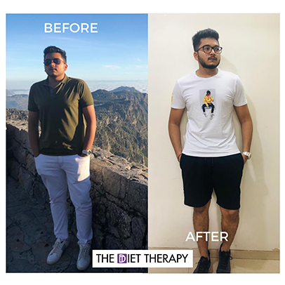 Before and after transition towards a healthier diet through The Diet Therapy program
